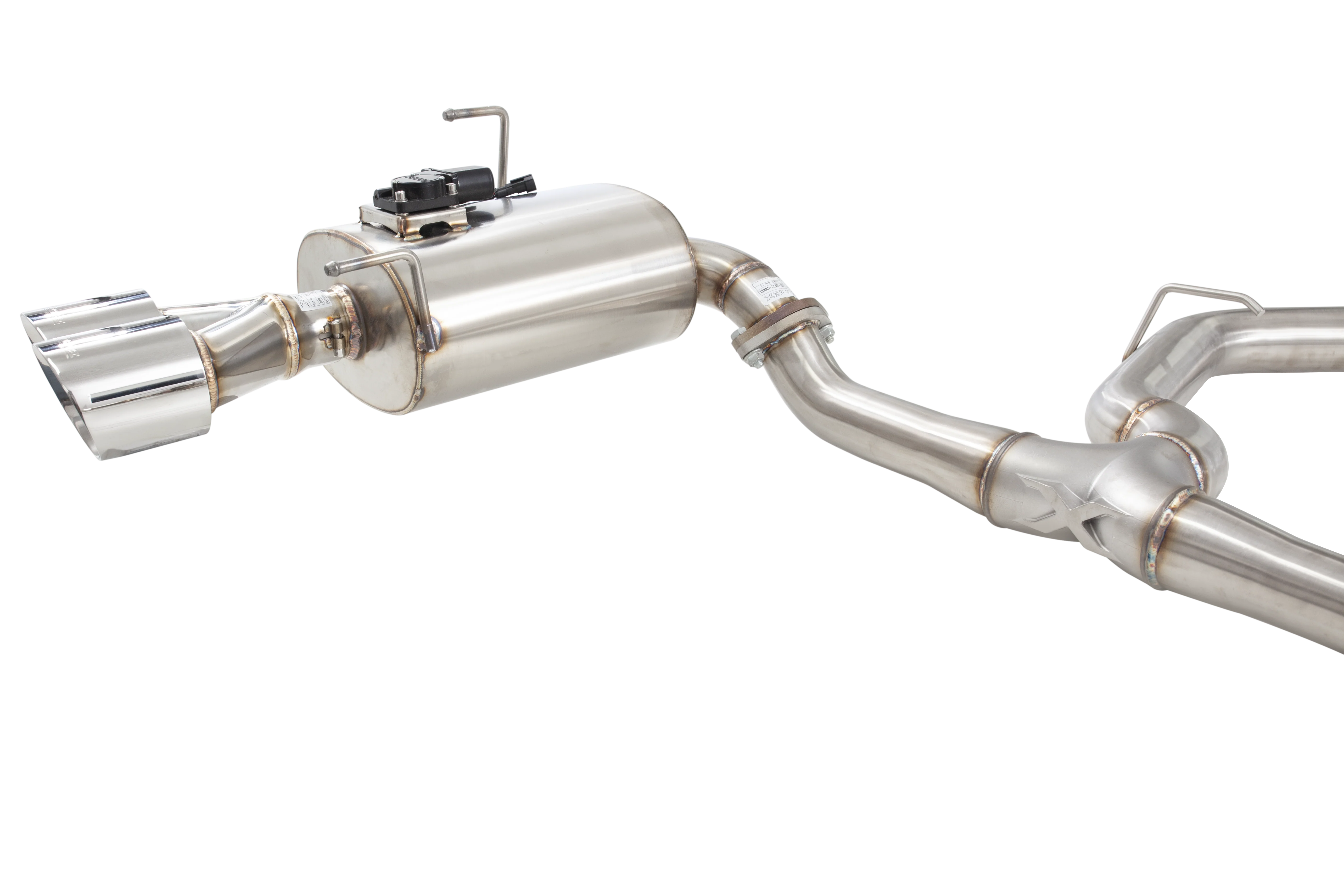 XForce 3" Varex Valved Quad Tip Cat-Back Exhaust System – 2022+ Subaru WRX - Image 17