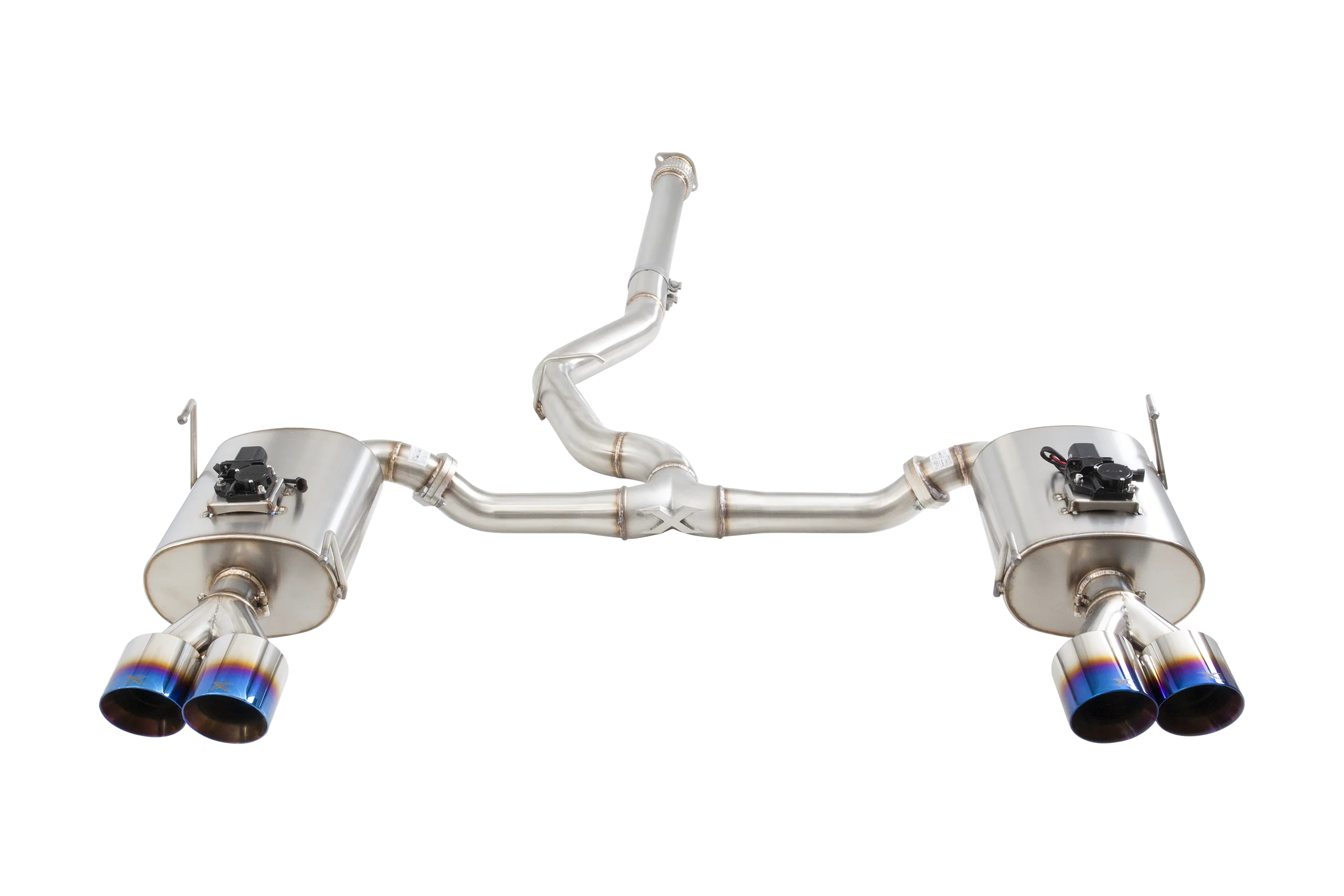 XForce 3" Varex Valved Quad Tip Cat-Back Exhaust System – 2022+ Subaru WRX - Image 3