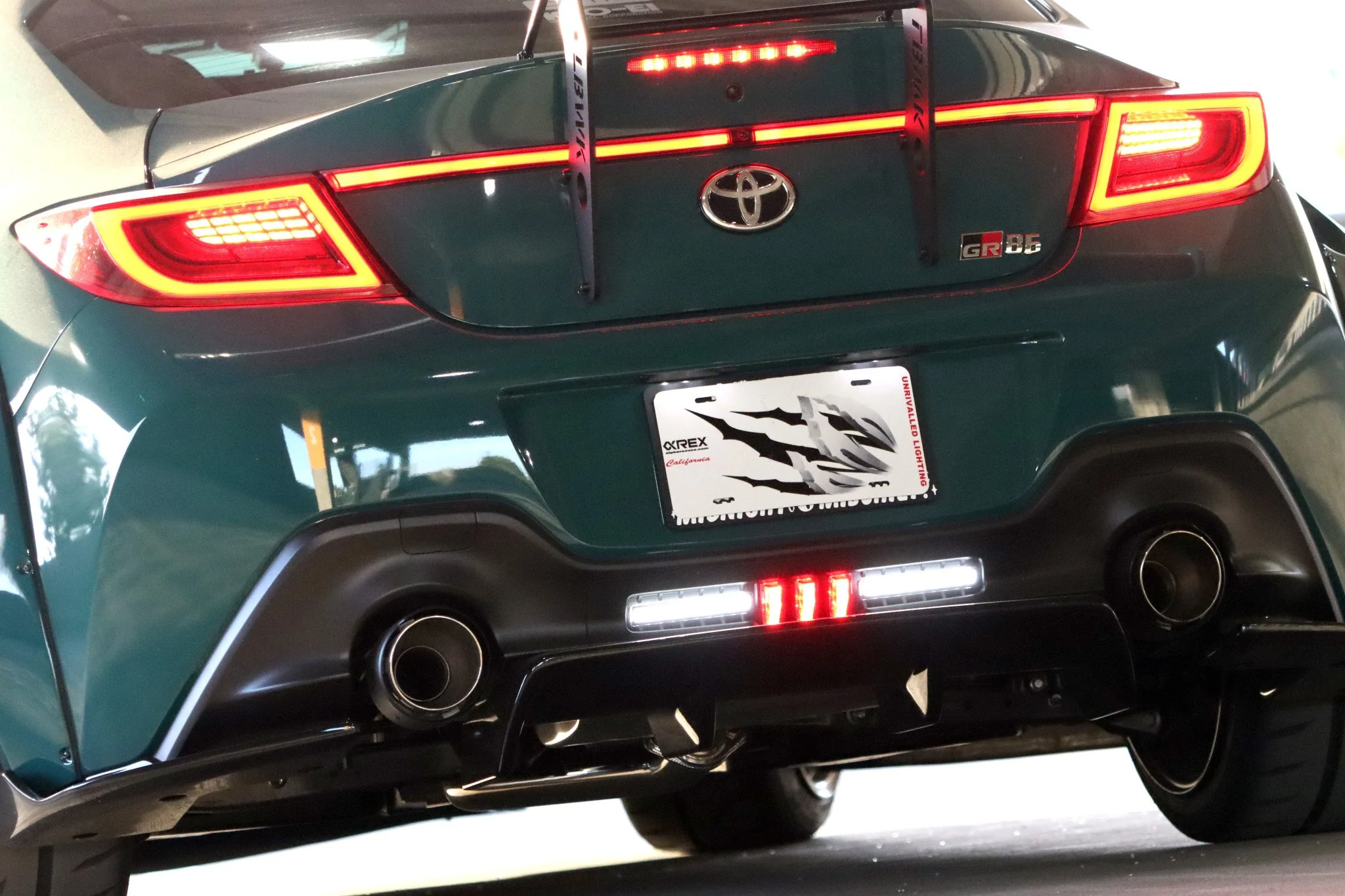 Alpharex LUXX-Series LED Trunk Black - 2022+ Toyota GR86 / Subaru BRZ - Image 3